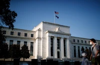 Trụ sở Cục Dự trữ Liên bang Mỹ tại Washington DC. (Ảnh: XINHUA)