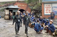 Công nhân làm việc tại phân xưởng khai thác 11, Công ty Than Thống Nhất (thuộc TKV).