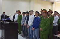 Phiên xét xử các bị cáo phạm tội “Gây rối trật tự công cộng”.