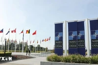 Trụ sở Tổ chức Hiệp ước Bắc Đại Tây Dương tại Brussels, Bỉ. (Ảnh: THX/TTXVN)