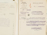 Một số văn bản tài liệu của mật thám Pháp về lãnh tụ Nguyễn Ái Quốc. Ảnh tư liệu