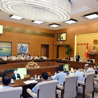 Quang cảnh Phiên họp thứ 17 của Ủy ban Thường vụ Quốc hội, ngày 28/11/2022. Ảnh: Duy Linh