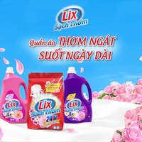 Bột giặt, nước giặt Lix