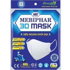 Khẩu trang y tế Mebiphar 3D Mask