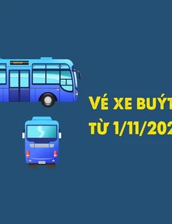 [Infographic] Giá vé xe buýt tại Hà Nội từ 1/11/2024