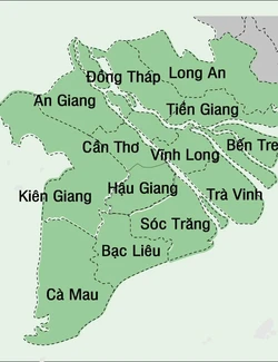 [Infographic] Mục tiêu tăng trưởng GRDP năm 2025 của các tỉnh, thành phố vùng Đồng bằng sông Cửu Long