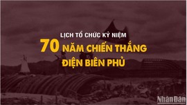 [Infographic] Lịch tổ chức các hoạt động kỷ niệm 70 năm Chiến thắng Điện Biên Phủ