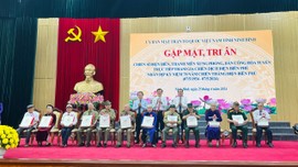 Ninh Bình gặp mặt, tri ân chiến sĩ Điện Biên, thanh niên xung phong, dân công hỏa tuyến