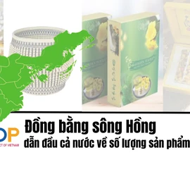 [Infographic] Đồng bằng sông Hồng dẫn đầu cả nước về số lượng sản phẩm OCOP