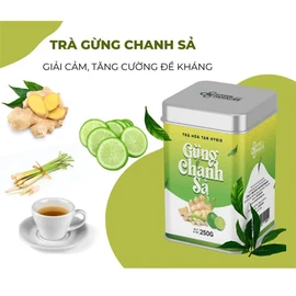 Trà hòa tan gừng chanh sả Hygie 