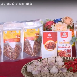 Lạc rang cháy tỏi ớt Minh Nhật