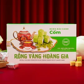 Bánh đậu xanh hương vị cốm Rồng Vàng Hoàng Gia