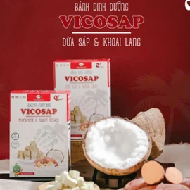 Bánh VICOSAP Dừa sáp và Khoai lang