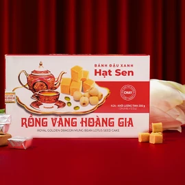 Bánh đậu xanh hương vị sen Rồng Vàng Hoàng Gia