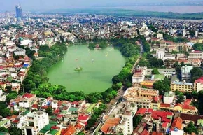 Thành phố Hà Nội đang khẩn trương triển khai dự án cải tạo, chỉnh trang khu vực phía đông hồ Hoàn Kiếm để xây dựng công viên-quảng trường đặc biệt. Ảnh: Hải Phong