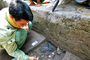 Những dấu tích cư trú của người Việt cổ được tìm thấy ở Vườn Chuối. 