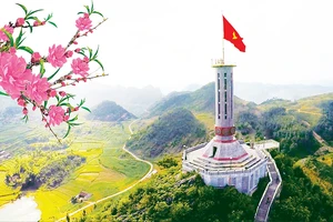 Cột cờ Lũng Cú, huyện Đồng Văn, tỉnh Hà Giang.