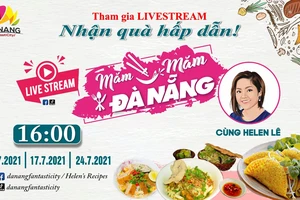 Quảng bá ẩm thực qua chương trình livestream “Măm măm Đà Nẵng”.