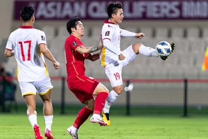 Việt Nam đã chơi một trận không hề tồi trước đối thủ mạnh Trung Quốc. (Ảnh: VFF) 