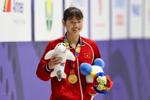 Nguyễn Thị Ánh Viên giành 6 Huy chương Vàng tại SEA Games 30. (Ảnh: Vietnam+)