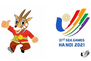 Hình ảnh linh vật và logo SEA Games 31. (Ảnh: Tổng cục Thể dục Thể thao)