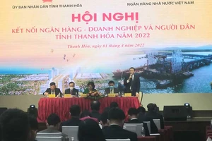 Toàn cảnh hội nghị kết nối ngân hàng - doanh nghiệp và người dân tỉnh Thanh Hóa năm 2022.