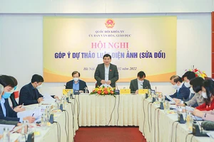 Hội nghị góp ý Dự thảo Luật Điện ảnh (sửa đổi) tại Hà Nội.