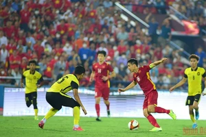 Đẳng cấp của U23 Việt Nam đã lên tiếng đúng lúc trước U23 Malaysia. (Ảnh: TRẦN HẢI)