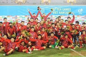 Đội tuyển bóng đá nam Việt Nam lần thứ 2 liên tiếp giành chức vô địch SEA Games. 