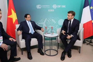 Thủ tướng Phạm Minh Chính gặp Tổng thống Pháp.