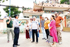 Đình thần Thắng Tam, một di tích tham quan thu hút nhiều du khách khi đến với thành phố biển Vũng Tàu.