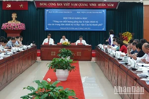 Quang cảnh buổi hội thảo.