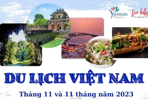 [Infographic] Khách quốc tế tới Việt Nam đạt kỷ lục trong tháng 11/2023