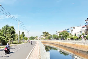 Khu vực kênh Nước Đen được chỉnh trang, thay đổi bộ mặt đô thị và đời sống người dân quận Bình Tân.
