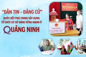 "Dân tin - Đảng cử": Bước đột phá trong xây dựng tổ chức cơ sở Đảng vững mạnh ở Quảng Ninh 