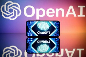 Biểu tượng công cụ ChatGPT do Công ty OpenAI phát triển. (Ảnh: AFP/TTXVN)