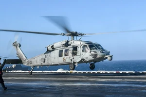 Một trực thăng của quân đội Mỹ. (Ảnh: Hải quân Mỹ)