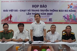 Ban tổ chức thông tin về Giải Việt dã - chạy Vũ trang truyền thống Báo Đà Nẵng năm 2023.