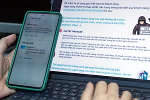 Người dân cần cảnh giác trước các cuộc gọi rác, tin nhắn rác. (Ảnh QUANG VINH) 