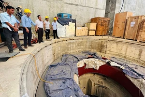 Lãnh đạo sở, ngành, địa phương tỉnh Quảng Ngãi kiểm tra thi công xây dựng các công trình thủy điện.