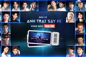 100 vé xem concert "Anh trai say hi" dành cho độc giả Báo Nhân Dân tham gia trắc nghiệm về báo chí Việt Nam. (Minh họa: TẠ LƯ)