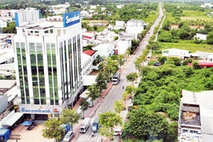 Tuyến số 1 đường nội ô, thành phố Trà Vinh đã hoàn thành và đưa vào sử dụng từ năm 2018. 