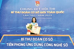 Bí thư Đoàn phường Quảng An Nguyễn Minh Anh. 