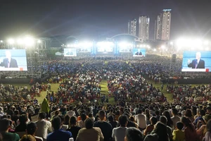 Lễ hội “Xuân yêu thương” của các Hội thánh Tin lành Việt Nam. (Ảnh Ban tổ chức)