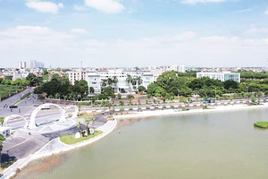 Quận Long Biên được quy hoạch là cửa ngõ logistics phía đông thành phố Hà Nội. (Ảnh PHƯƠNG ĐÔNG) 
