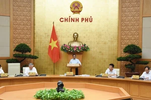 Thủ tướng Phạm Minh Chính chủ trì Phiên họp Chính phủ thường kỳ tháng 8/2024 (Ảnh: TRẦN HẢI). 