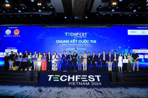 Các đội dự thi Cuộc thi Tìm kiếm Tài năng Khởi nghiệp sáng tạo quốc gia Techfest Việt Nam 2024.