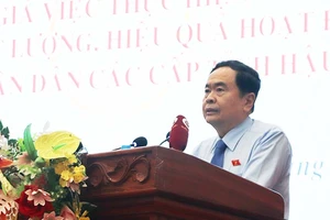 Đồng chí Trần Thanh Mẫn phát biểu chỉ đạo tại hội nghị.