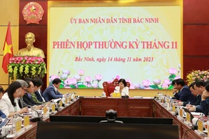 Phiên họp thường kỳ tháng 11 của Ủy ban nhân dân tỉnh Bắc Ninh.