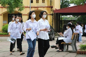 Học sinh Bắc Ninh sẽ thi 3 môn vào lớp 10 trung học phổ thông.